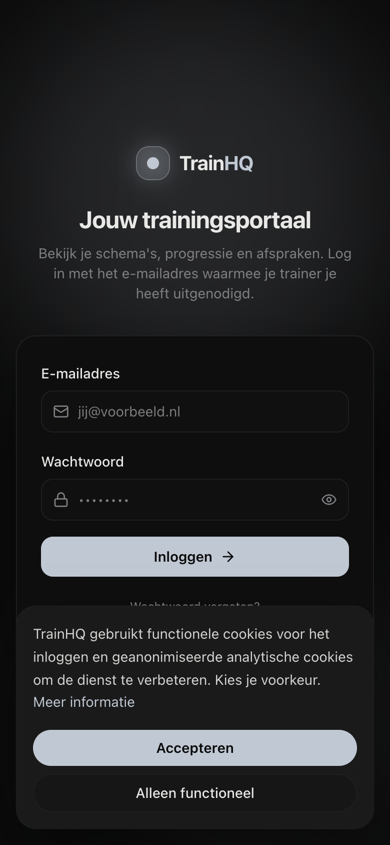 Klantenportaal mobiel